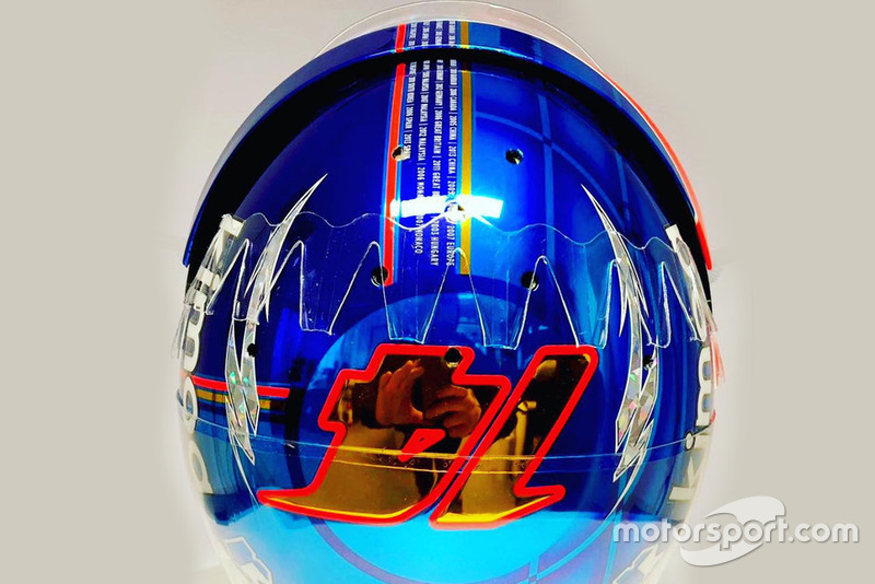 Il casco di Fernando Alonso, McLaren