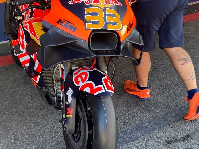 Detalle de la moto, Red Bull KTM