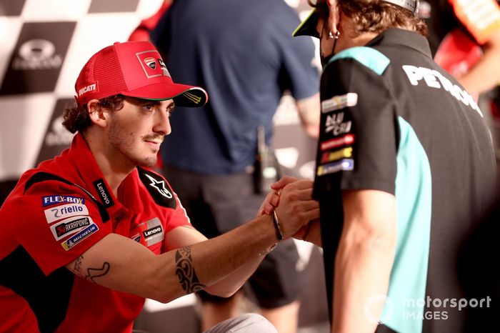 Francesco Bagnaia, Ducati Team, Valentino Rossi, Petronas Yamaha SRT