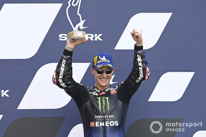 Podio: tercer lugar Fabio Quartararo, Yamaha Factory Racing
