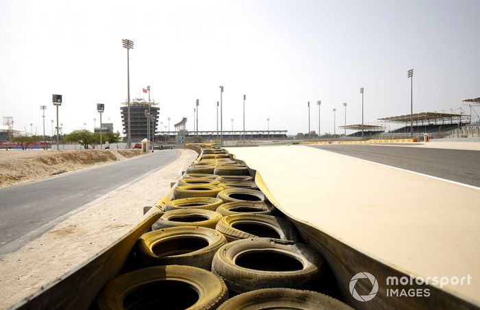 Detalle del circuito de la F1 en Bahrein