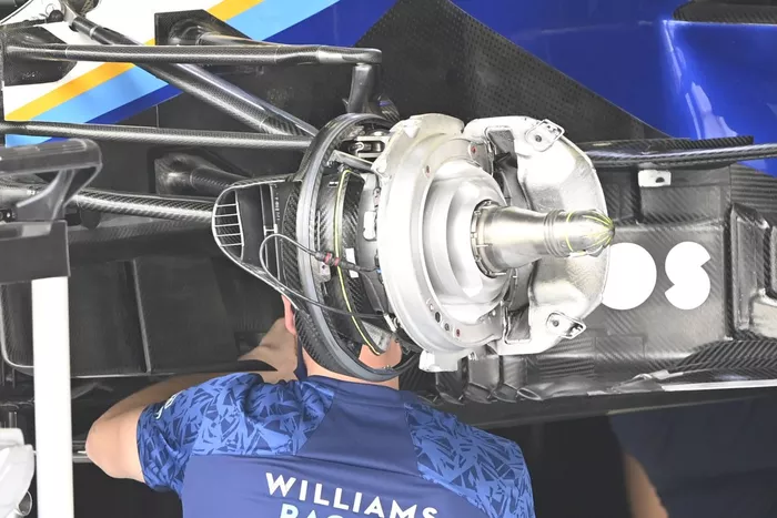 Detalle del Williams FW43B