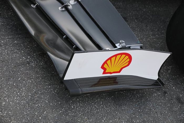 Detalle del alerón delantero del Ferrari SF90