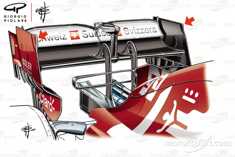 Alfa Romeo Racing C38 arka kanat