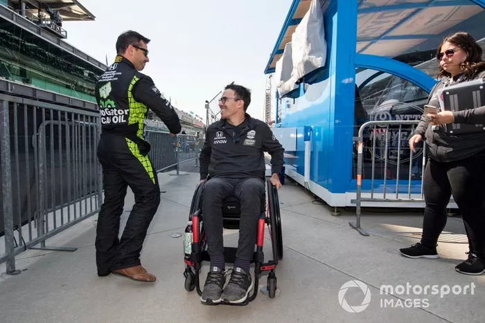 Oriol Servia, Arrow Schmidt Peterson Motorsports Honda accoglie Robert Wickens