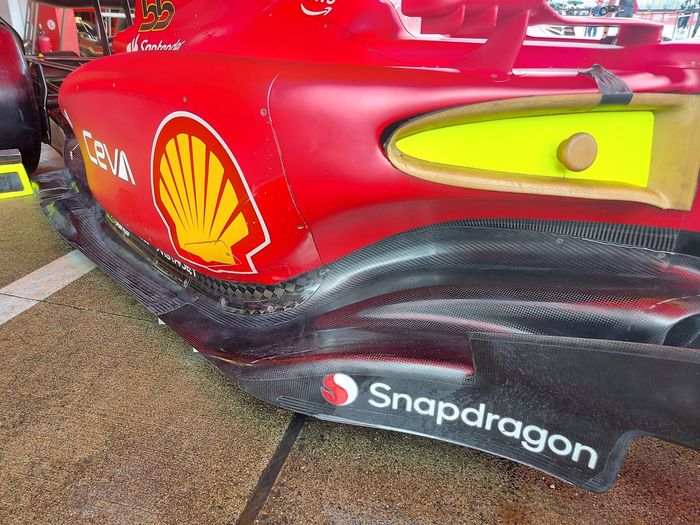 Detalles técnicos del Ferrari F1-75