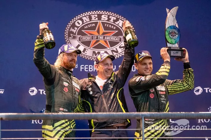 #97 Aston Martin Racing - Aston Martin Vantage Amr: Alexander Lynn, Maxime Martin Podium