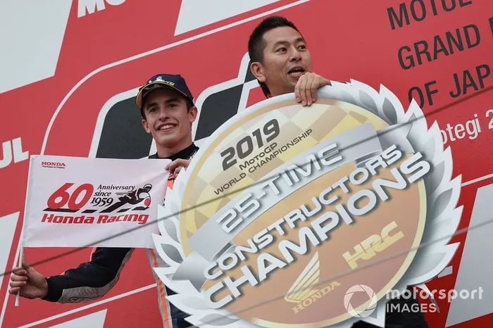 Podium: race winner Marc Marquez, Repsol Honda Team