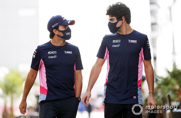 Sergio Pérez, Racing Point y Lance Stroll, Racing Point