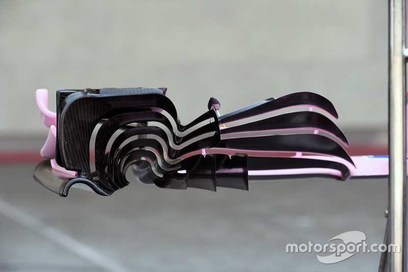 Sahara Force India VJM10 front wing detail
