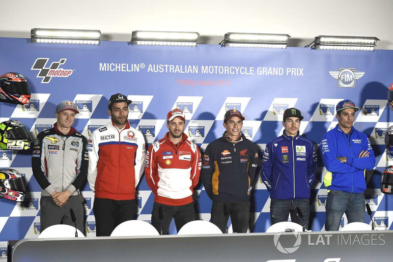 Jack Miller, Estrella Galicia 0,0 Marc VDS, Danilo Petrucci, Pramac Racing, Andrea Dovizioso, Ducati Team, Marc Marquez, Repsol Honda Team, Maverick Viñales, Yamaha Factory Racing, Andrea Iannone, Team Suzuki MotoGP