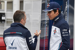 Lance Stroll, Williams and Paddy Lowe, Williams