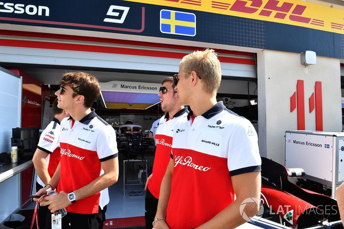 Charles Leclerc, Sauber y Marcus Ericsson, Sauber