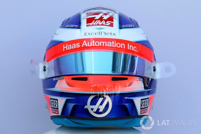 Casco de Romain Grosjean, Haas F1