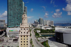 Miami'deki planlanan F1 pistinin genel görünümü