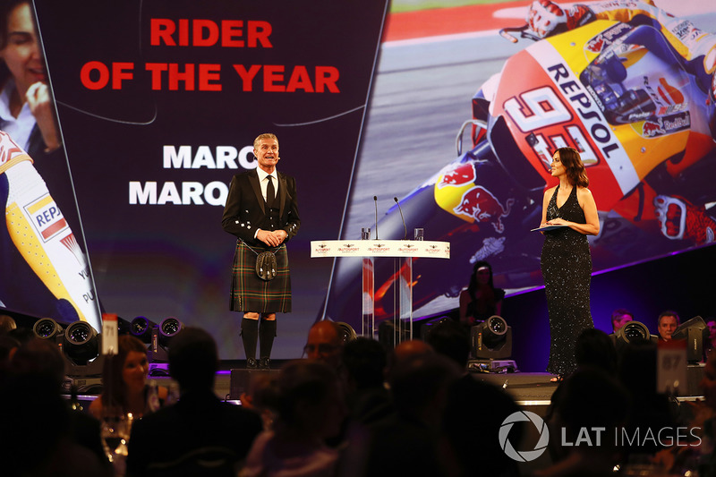 Marc Márquez ganó el premio a motociclista del año.