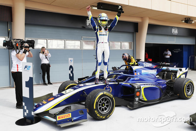 Le vainqueur Lando Norris, Carlin