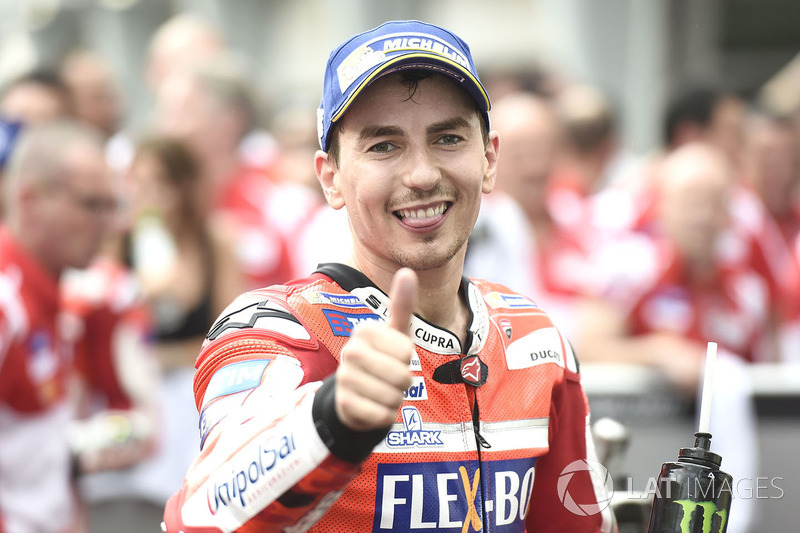 second place Jorge Lorenzo, Ducati Team