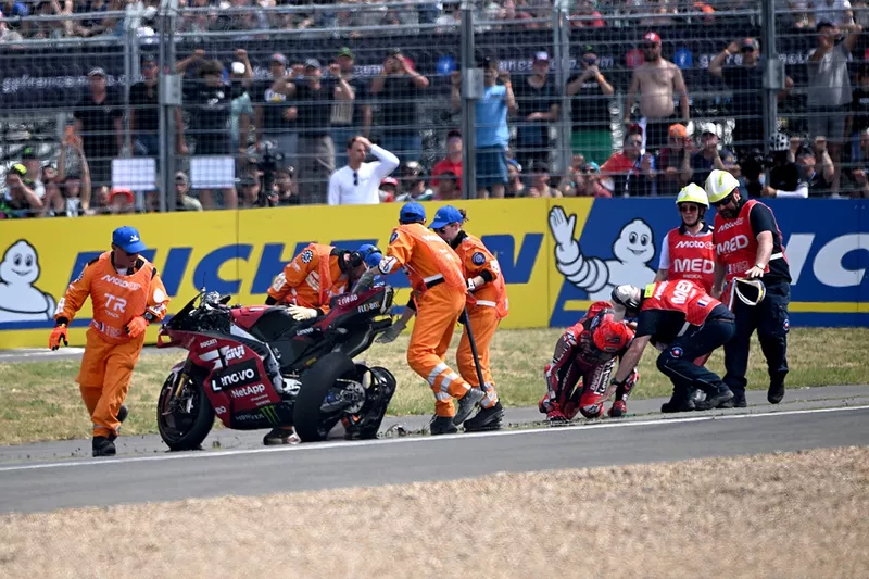Marc Marquez, chute de l'équipe Ducati