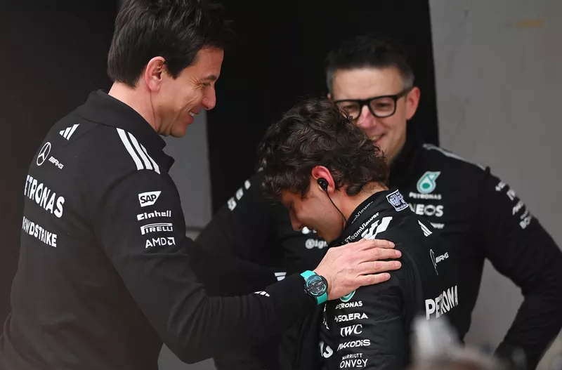 Andrea Kimi Antonelli, Mercedes, Toto Wolff, Mercedes