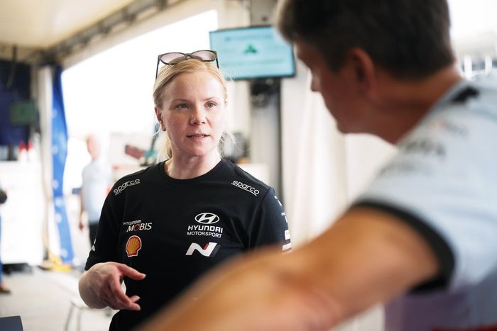 Энни Малконен, команда Hyundai World Rally Team Hyundai i20 N Rally1