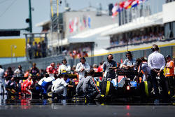 The grid before the start of the race