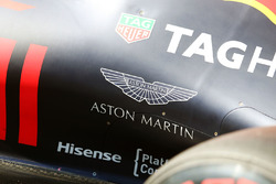 Logo Aston Martin sulla Red Bull Racing RB12