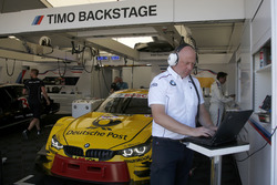 Engineer of Timo Glock, BMW Team RMG, BMW M4 DTM