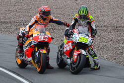 Marc Marquez, Repsol Honda Team and Cal Crutchlow, Team LCR Honda