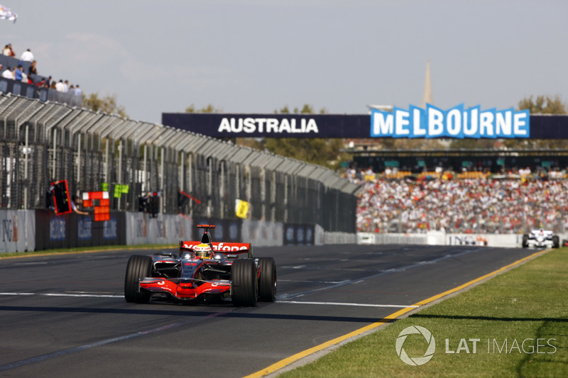 Australia 2008: Lewis Hamilton, McLaren MP4-23