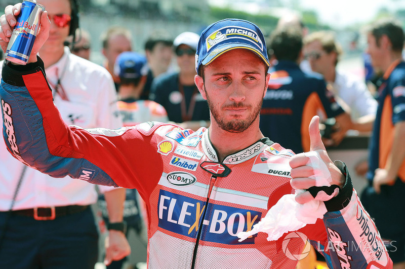 Outro que viu a pole passar perto foi Andrea Dovizioso, que sairá de 3º.