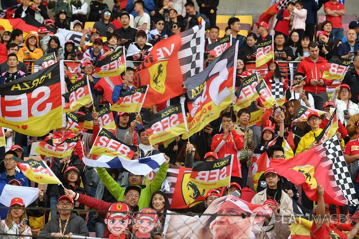 Fans de Sebastian Vettel, Ferrari