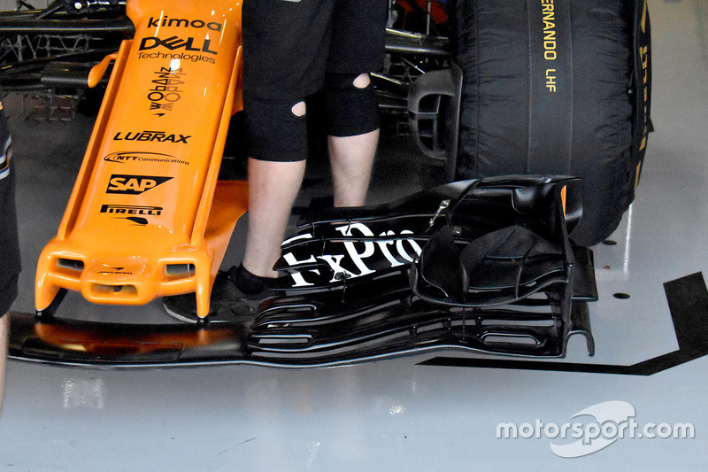 Sayap depan Fernando Alonso, McLaren MCL33