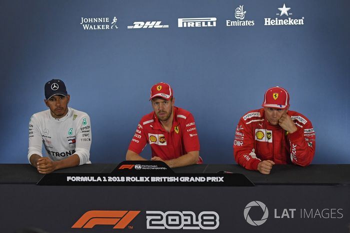 Lewis Hamilton, Mercedes-AMG F1, Sebastian Vettel, Ferrari, Kimi Raikkonen, Ferrari 