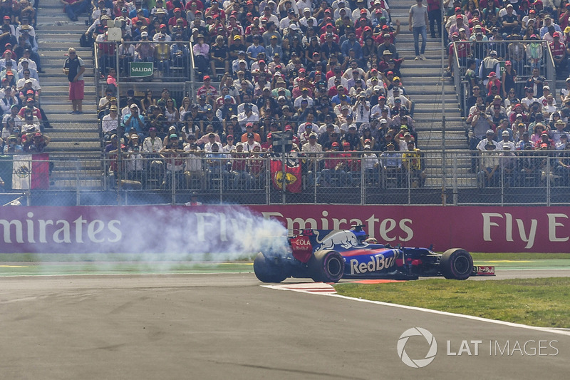 Brendon Hartley, Scuderia Toro Rosso STR12 abandona