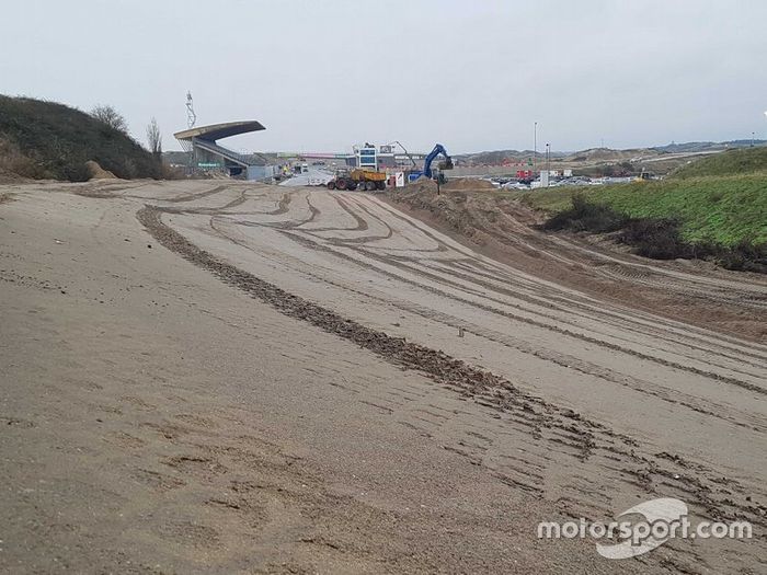 Obras en el circuito de Zandvoort