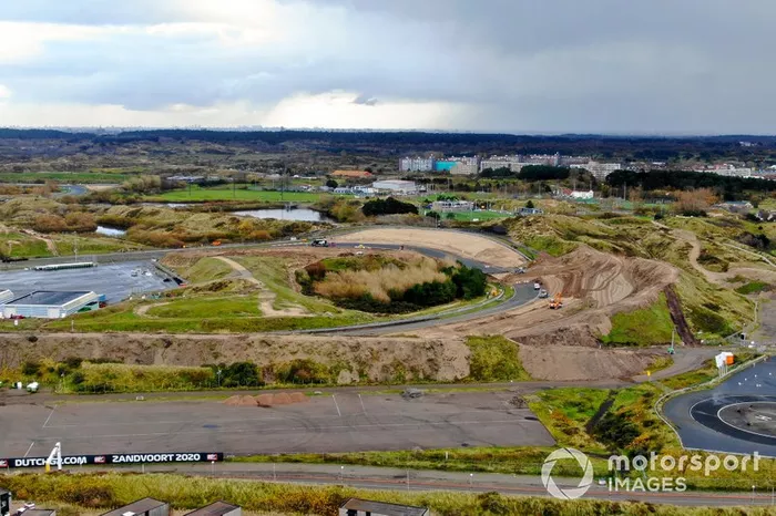 Obras en el circuito de Zandvoort para el GP de Holanda 2020