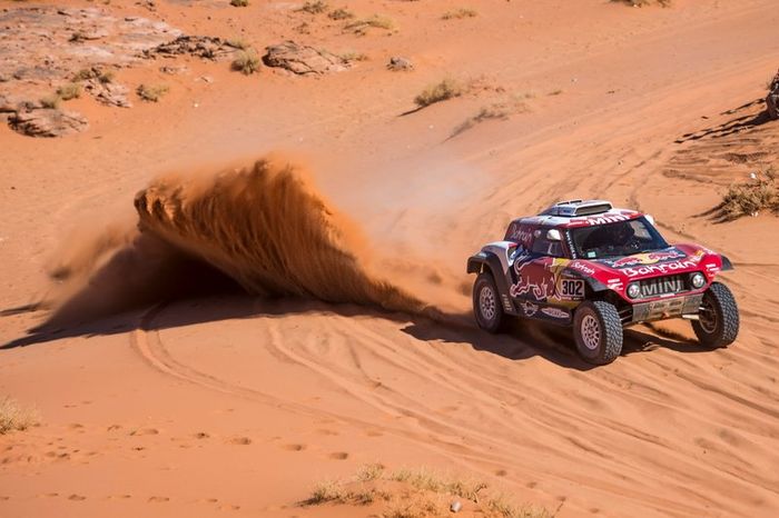 #302 JCW X-Raid Team: Stephane Peterhansel, Paulo Fiuza