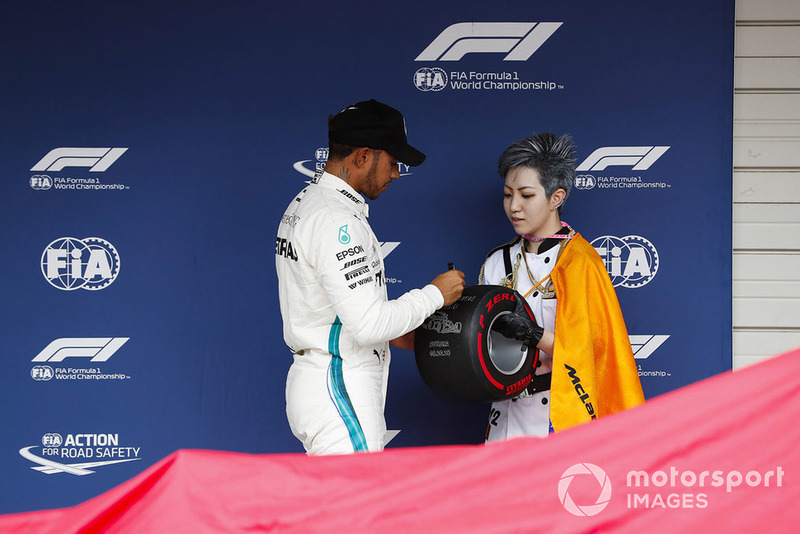 Обладатель поула Льюис Хэмилтон, Mercedes AMG F1