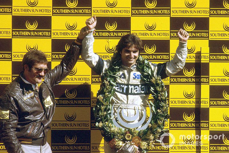 Podio: tercer puesto Nelson Piquet, Brabham BMW
