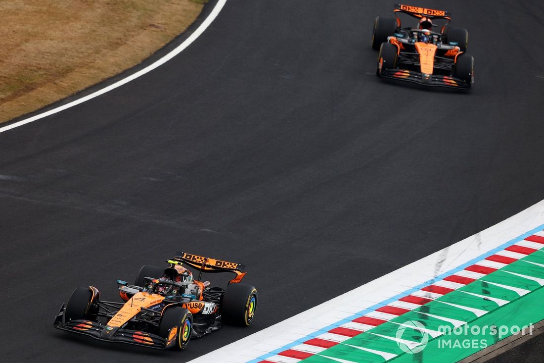 Lando Norris, McLaren, Oscar Piastri