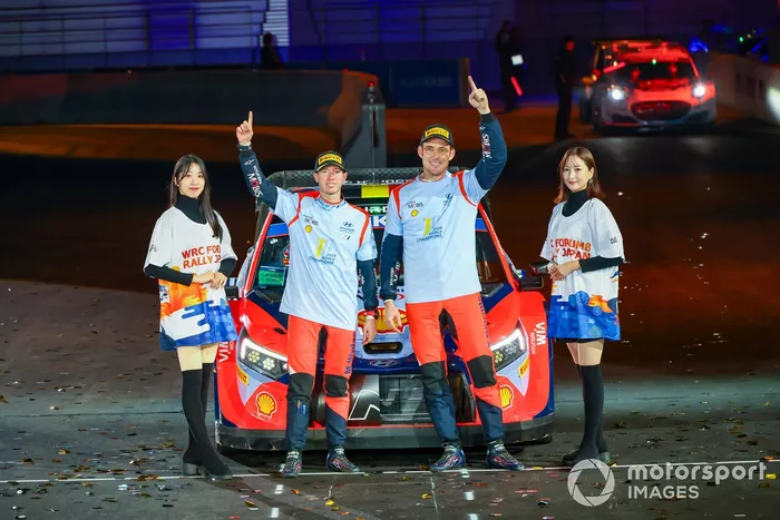 World Champion Thierry Neuville, Martijn Wydaeghe, Hyundai World Rally Team Hyundai i20 N Rally1