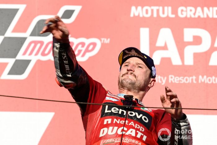 Podio: ganador Jack Miller, Ducati Team
