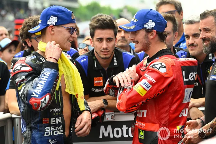 Fabio Quartararo, Yamaha Factory Racing, Francesco Bagnaia, equipo Ducati