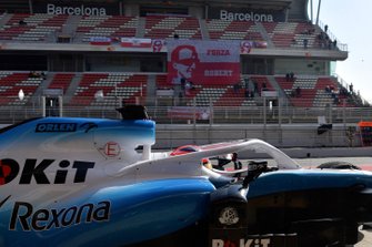 Robert Kubica, Williams FW42 en fans op de tribune