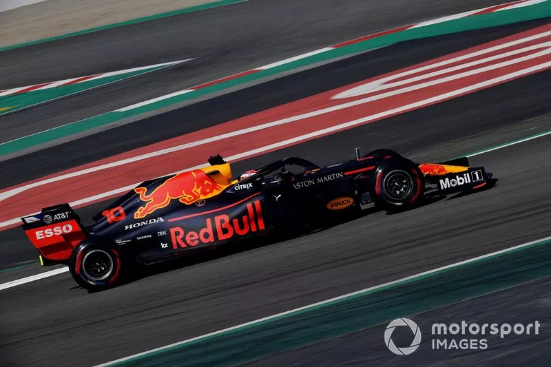 Pierre Gasly, com o RB15, fez o quarto tempo