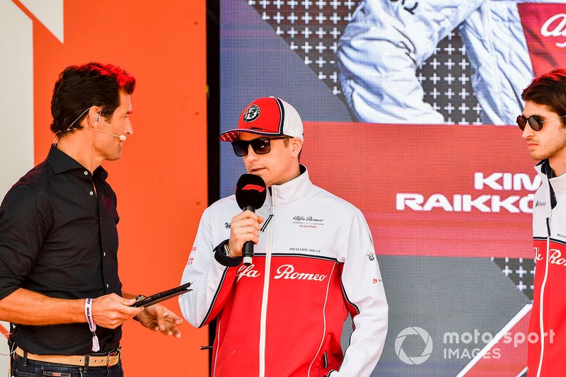 Mark Webber en Kimi Raikkonen, Alfa Romeo Racing