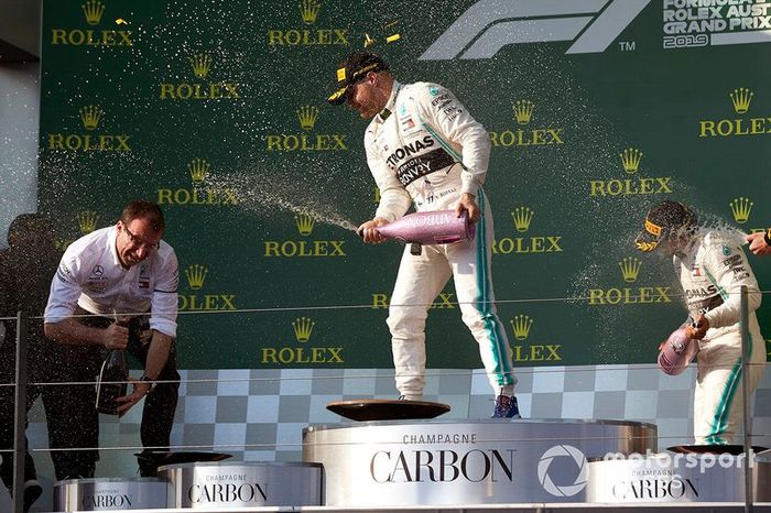 Lewis Hamilton, Mercedes AMG F1 y Valtteri Bottas, Mercedes AMG F1