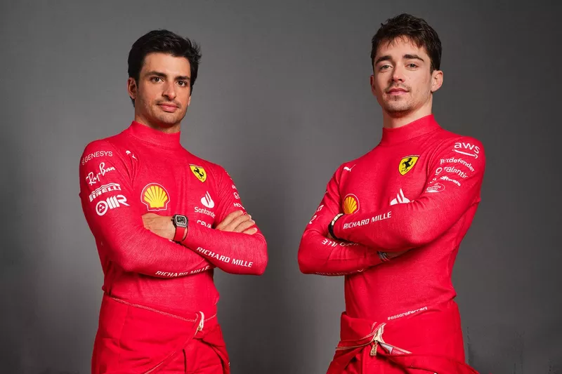 Carlos Sainz, Ferrari,  Charles Leclerc, Ferrari