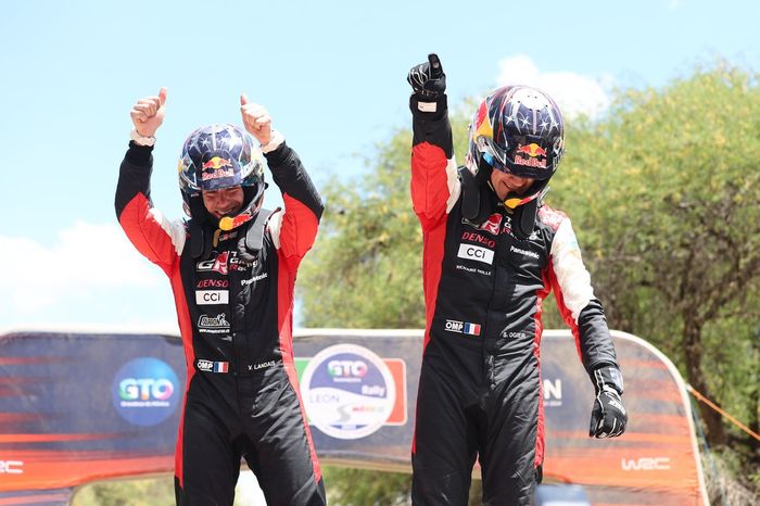 Ganadores Sébastien Ogier, Vincent Landais, Toyota Gazoo Racing WRT Toyota GR Yaris Rally1